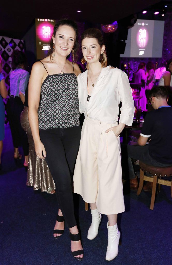 Pictured are (LtoR) Ellen Monnelly and Faye O Rourke at the 2017 U Magazine 30 under 30 awards in association with Boots in Club 22 in Dublin, 25th July. Photography: Sasko Lazarov/Photocall Ireland