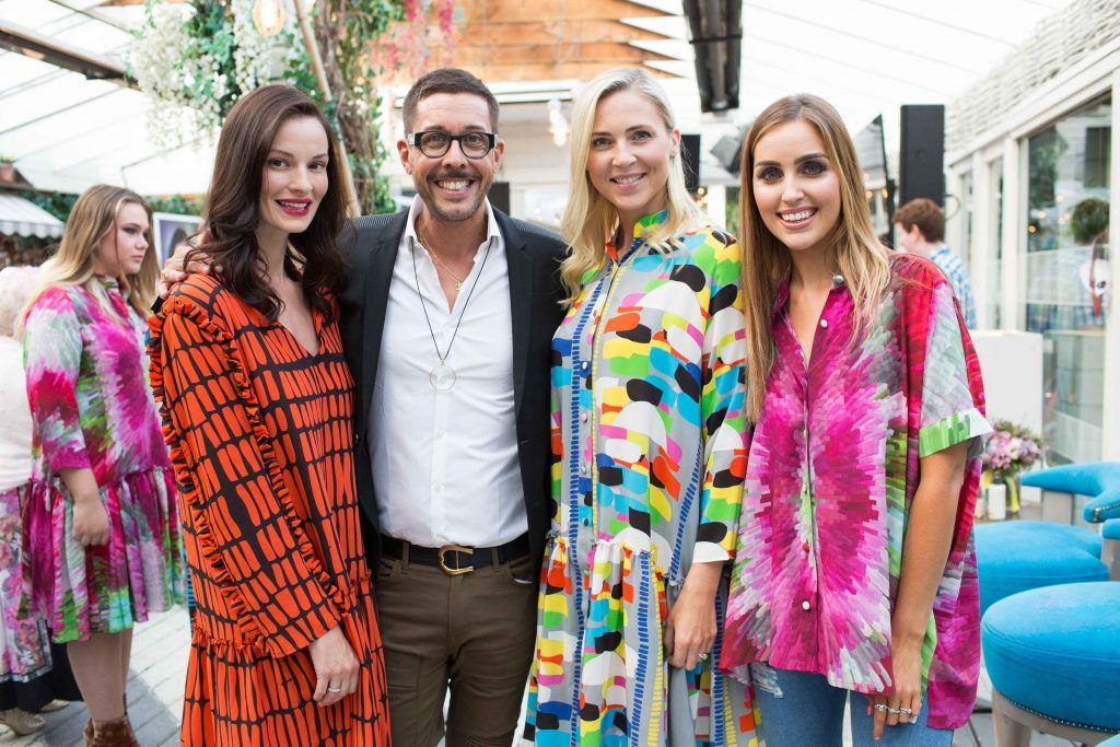 Karen Fitzpatrick, Karim Sattar, Sarah Mc Govern and Tara O'Farrell pictured as Dr. Hauschka revealed its new make-up range at a launch party hosted in House, Leeson Street. Photo by Richie Stokes