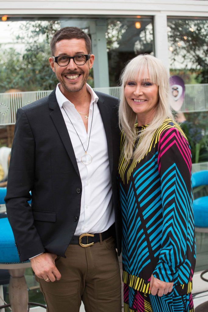 Karim Sattar and Helen Steele pictured as Dr. Hauschka revealed its new make-up range at a launch party hosted in House, Leeson Street. Photo by Richie Stokes