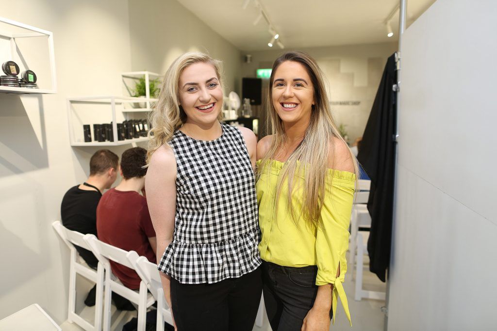 Pictured at the Lynx Find Your Magic Shop for Rob Lipsett's Summer Series chat on South William Street was Jillian Mulpeter and Sarah Curran (27th July 2017). Photo by Julian Behal