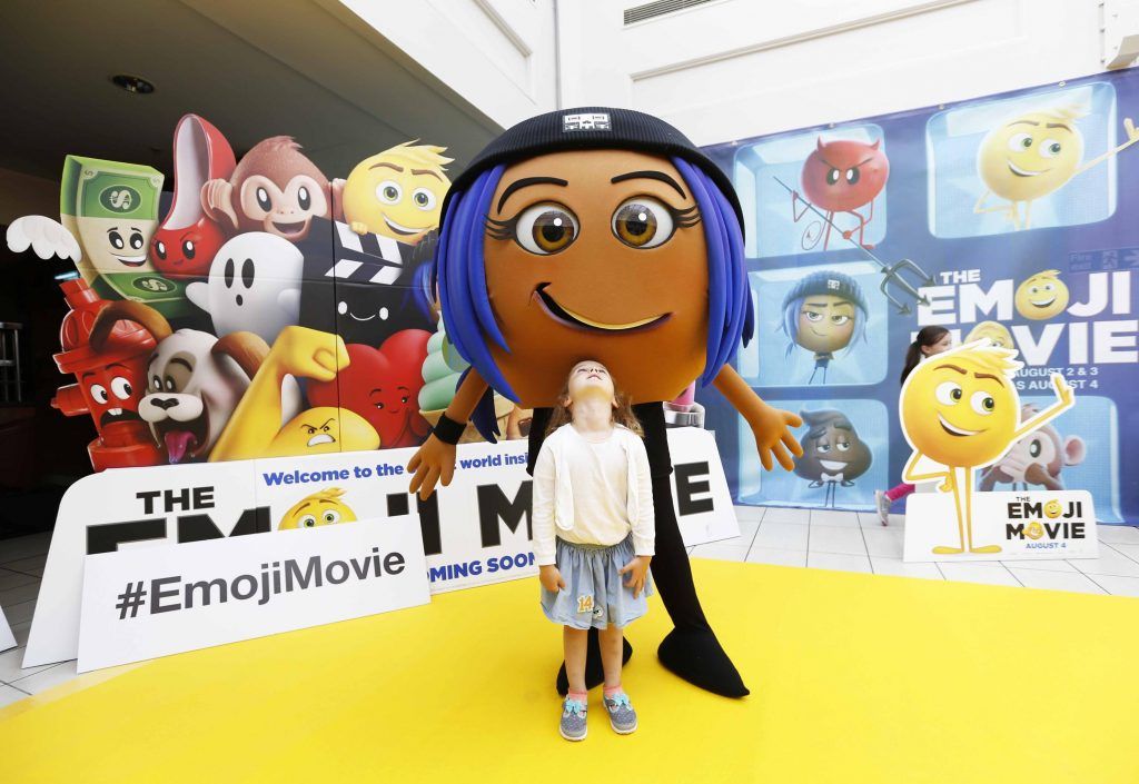 Pictured is Reily Swendell age 3 at the Emoji Multimedia screening in Omniplex Rathmines, Dublin. Photographty: Sasko Lazarov