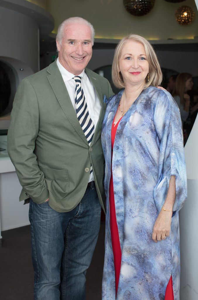 William Doyle & Bairbre Power pictured at ‘Diana – A Fashion Legacy’ exhibition at The Museum of Style Icons at Newbridge Silverware on Monday 31st of July. Photo: Anthony Woods