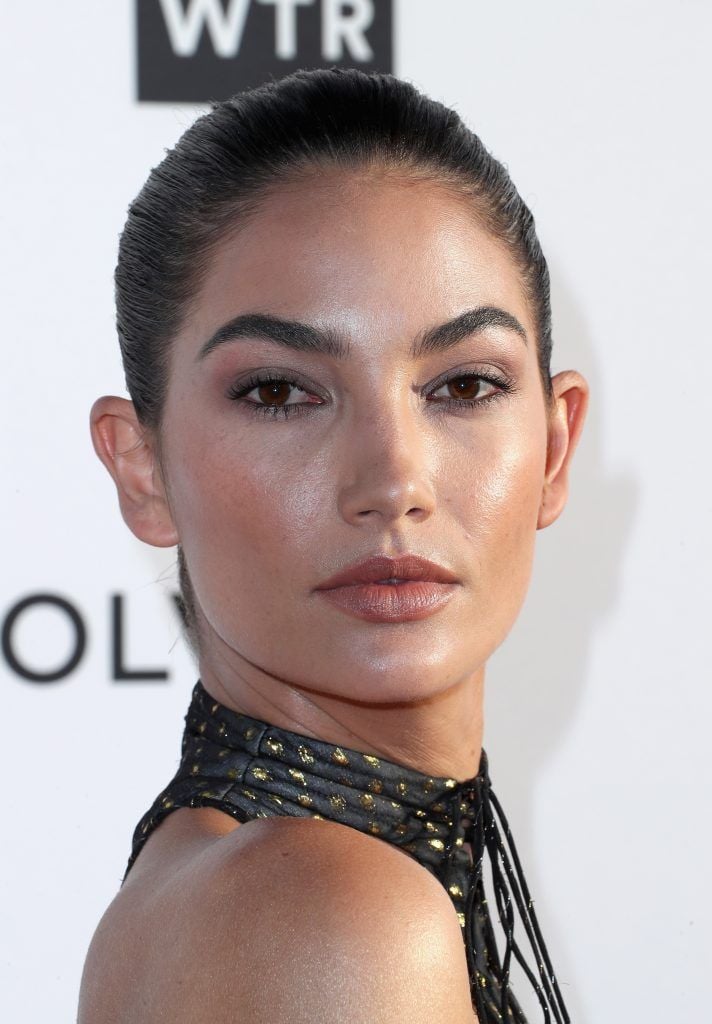 Model Lily Aldridge attends the Daily Front Row's 3rd Annual Fashion Los Angeles Awards at Sunset Tower Hotel on April 2, 2017 in West Hollywood, California.  (Photo by Frederick M. Brown/Getty Images)