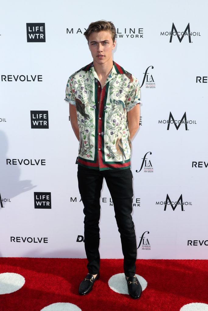 Model Lucky Blue Smith attends the Daily Front Row's 3rd Annual Fashion Los Angeles Awards at Sunset Tower Hotel on April 2, 2017 in West Hollywood, California.  (Photo by Frederick M. Brown/Getty Images)