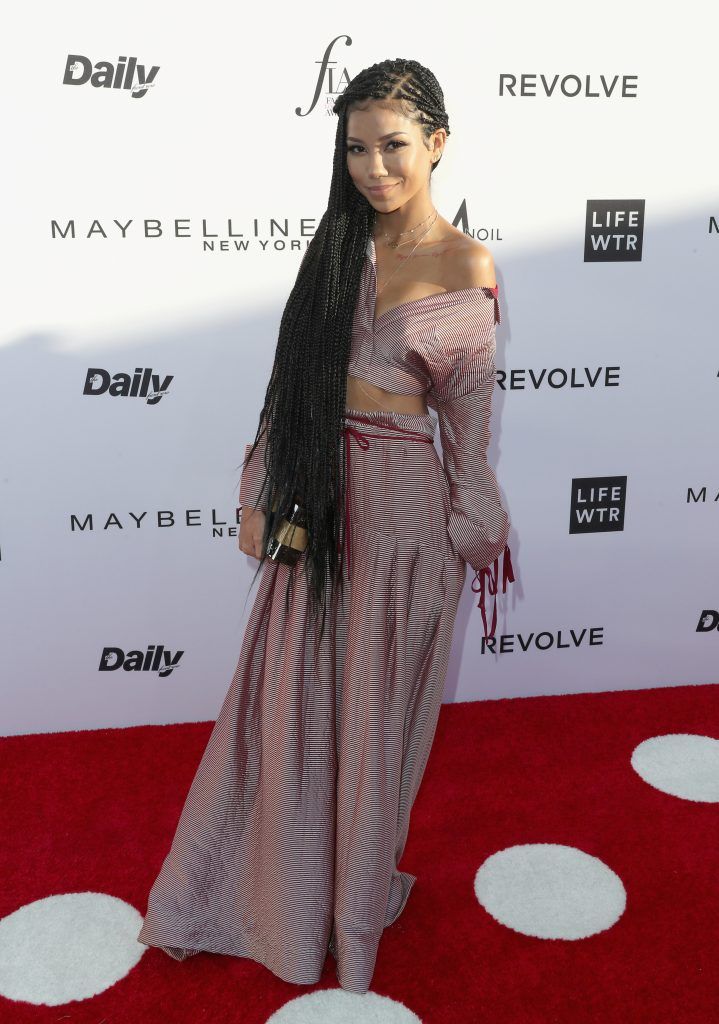 Singer Jhene Aiko attends the Daily Front Row's 3rd Annual Fashion Los Angeles Awards at Sunset Tower Hotel on April 2, 2017 in West Hollywood, California.  (Photo by Frederick M. Brown/Getty Images)