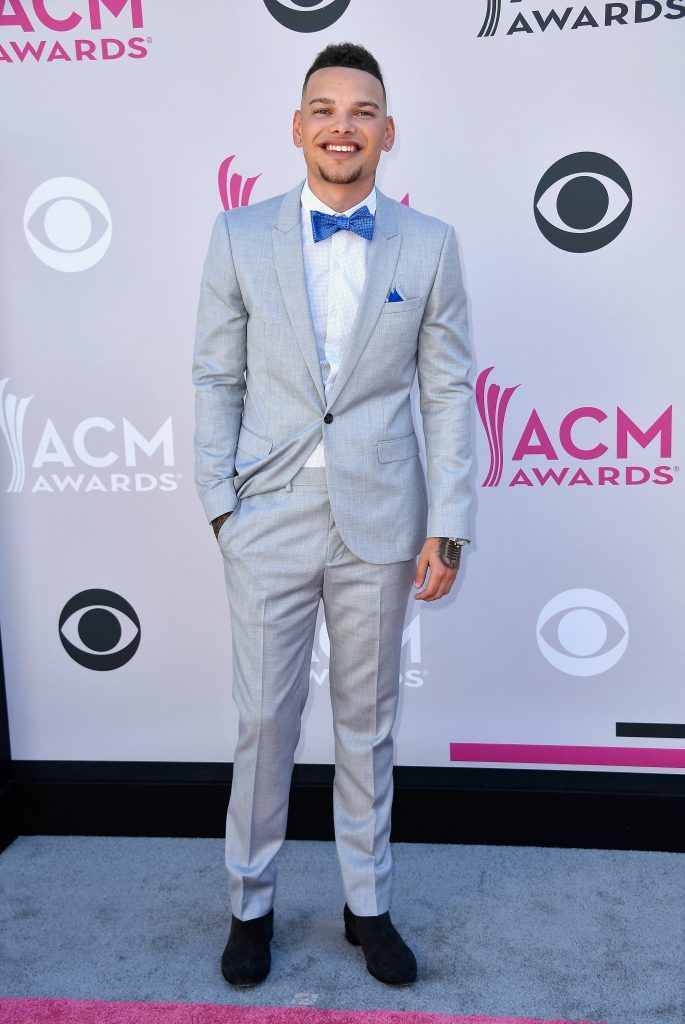 Recording artist Kane Brown attends the 52nd Academy Of Country Music Awards at Toshiba Plaza on April 2, 2017 in Las Vegas, Nevada.  (Photo by Frazer Harrison/Getty Images)