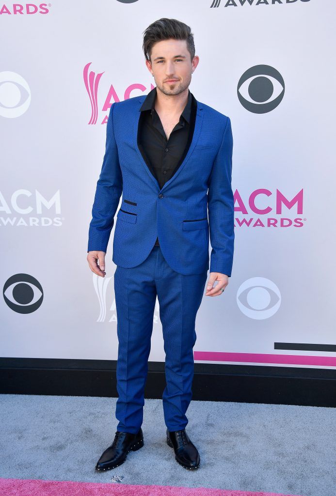 Singer Michael Ray attends the 52nd Academy Of Country Music Awards at Toshiba Plaza on April 2, 2017 in Las Vegas, Nevada.  (Photo by Frazer Harrison/Getty Images)