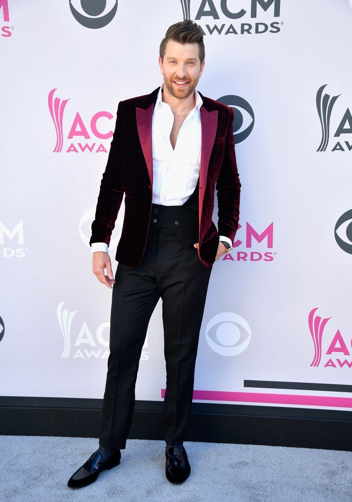 Recording artist Brett Eldredge attends the 52nd Academy Of Country Music Awards at Toshiba Plaza on April 2, 2017 in Las Vegas, Nevada.  (Photo by Frazer Harrison/Getty Images)