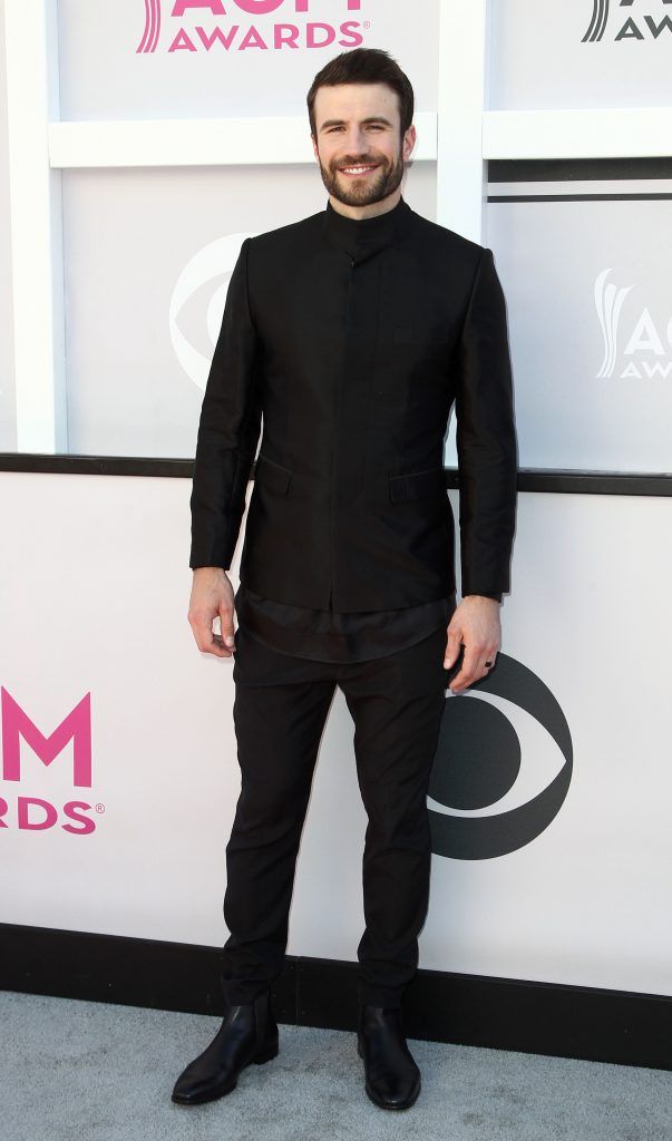 Recording artist Sam Hunt arrives for the 52nd Academy of Country Music Awards on April 2, 2017, at the T-Mobile Arena in Las Vegas, Nevada. (Photo TOMMASO BODDI/AFP/Getty Images)