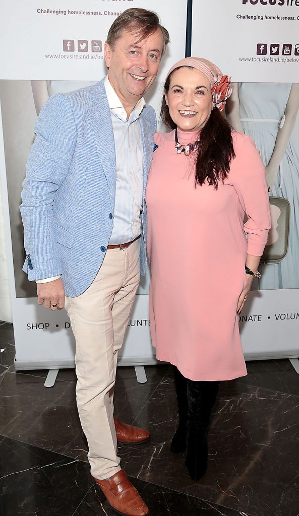Vincent Flanagan and Danielle Macari at the 2nd Annual Focus Ireland Charity Lunch at Geisha Restaurant, Malahide. Picture by Brian McEvoy