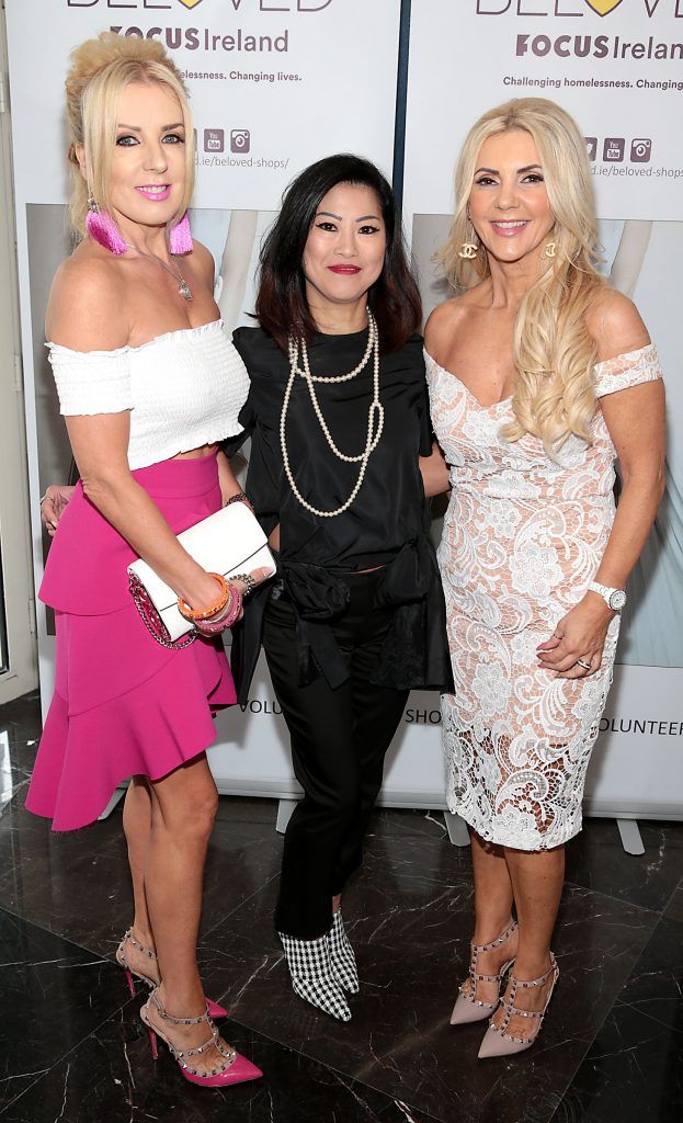 Roz Flanagan, Jeanette Sung and Joan Palmer at the 2nd Annual Focus Ireland Charity Lunch at Geisha Restaurant, Malahide. Picture by Brian McEvoy