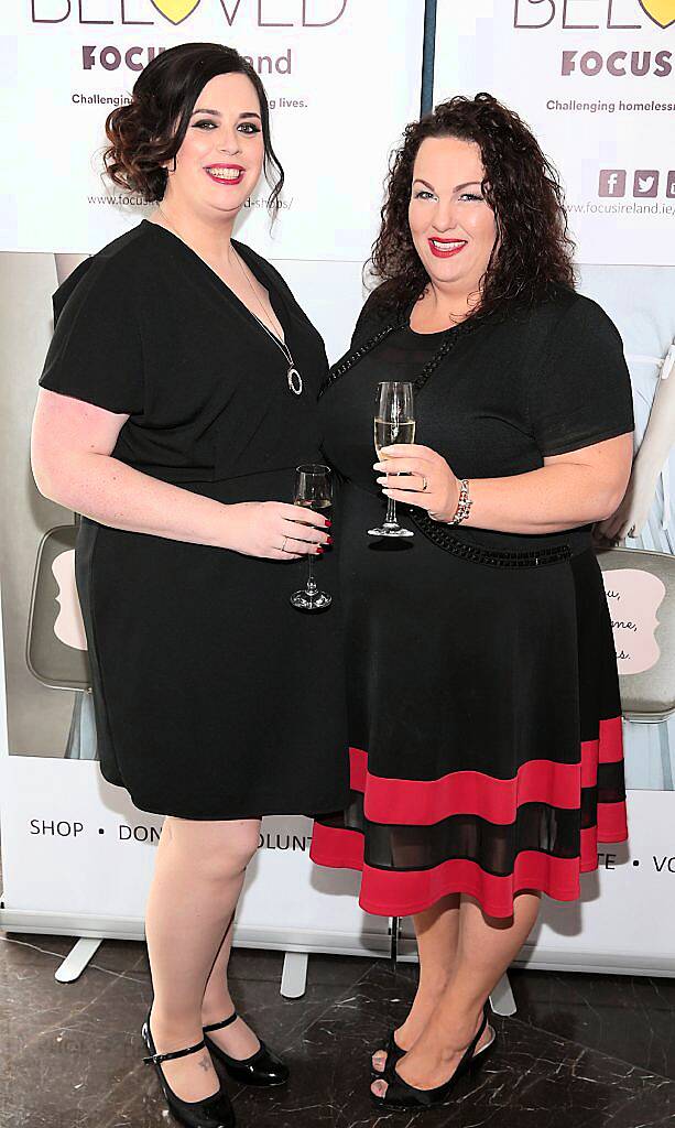 Emma Chequer and Fiona Byrne at the 2nd Annual Focus Ireland Charity Lunch at Geisha Restaurant, Malahide. Picture by Brian McEvoy