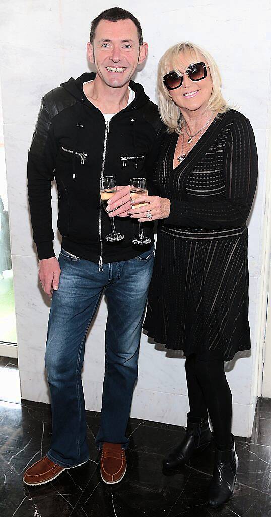 Joe Supple and Lyn Brooks at the 2nd Annual Focus Ireland Charity Lunch at Geisha Restaurant, Malahide. Picture by Brian McEvoy