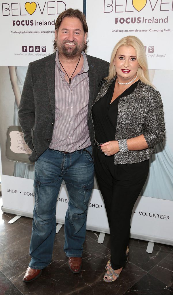 Ger Dillon and Sharon Hennessey at the 2nd Annual Focus Ireland Charity Lunch at Geisha Restaurant, Malahide. Picture by Brian McEvoy