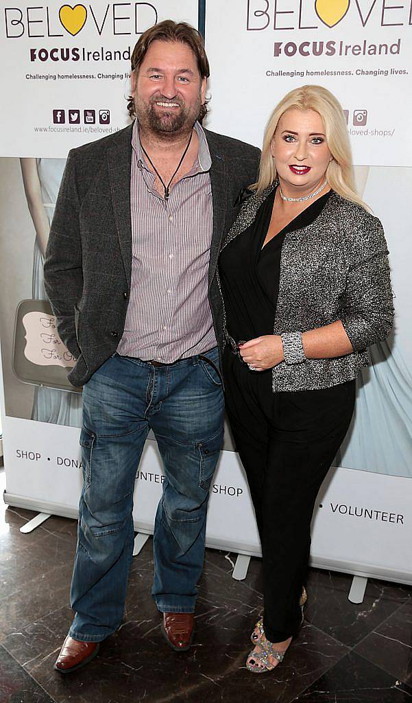 Ger Dillon and Sharon Hennessey at the 2nd Annual Focus Ireland Charity Lunch at Geisha Restaurant, Malahide. Picture by Brian McEvoy