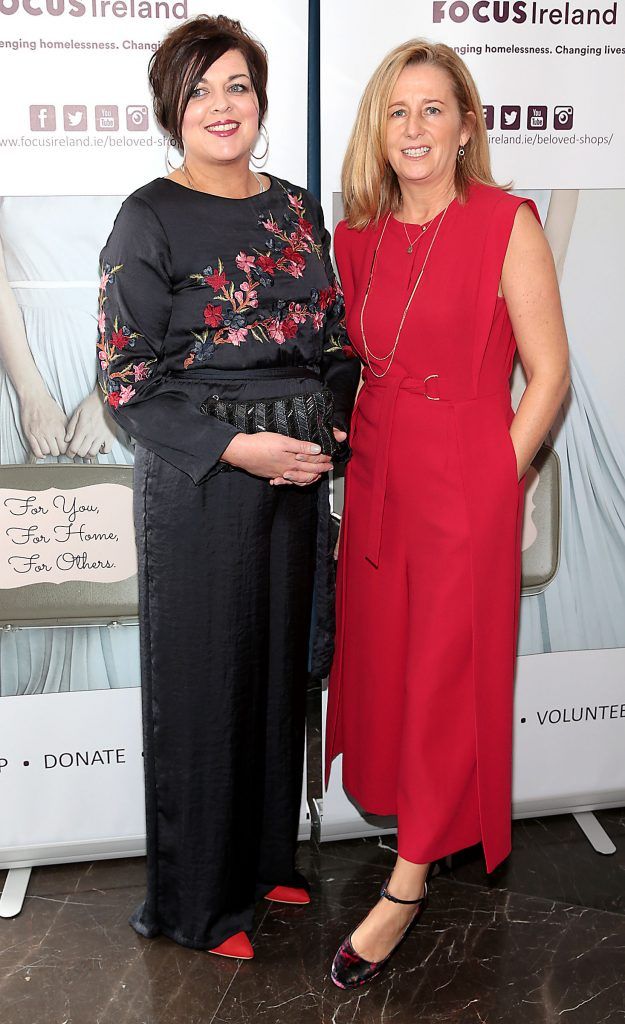 Jennifer Moone and Suzanne Smith at the 2nd Annual Focus Ireland Charity Lunch at Geisha Restaurant, Malahide. Picture by Brian McEvoy