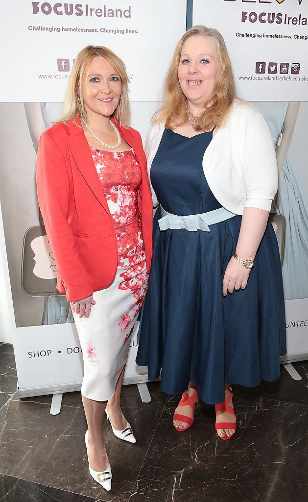 Liz Cashin and Barbara McCann at the 2nd Annual Focus Ireland Charity Lunch at Geisha Restaurant, Malahide. Picture by Brian McEvoy