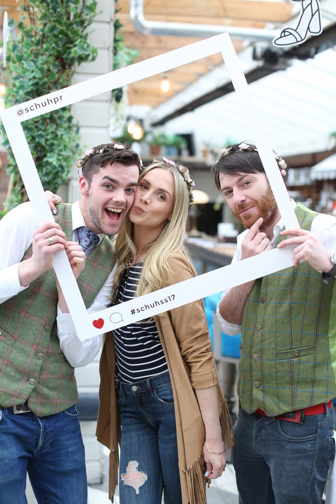 Pictured at the Schuh SS17 Launch in House, Dublin was L-R Alex Pepper, Judy Gilroy and Jonathan Wrynn. Highlights included collections from Schuh, Puma, Reebok, Adidas, MissGuided and others. Photo by Julien Behal