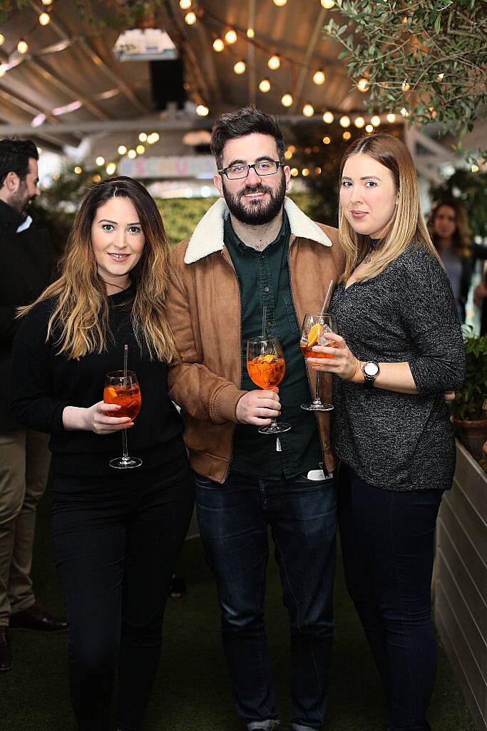 Pictured at the Schuh SS17 Launch in House, Dublin was L-R Orla McConnon, Patrick Kavanagh and Sinead Moloney. Highlights included collections from Schuh, Puma, Reebok, Adidas, MissGuided and others. Photo by Julien Behal