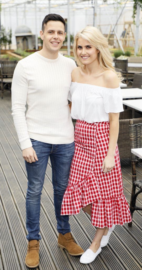 Damien Quirk and Dominique Nugent at the exclusive launch of AVOCA Dunboyne in the beautiful surrounds of the brand-new store on Tuesday 4th April. The event was attended by key lifestyle media, social influencers and stylists-photo Kieran Harnett