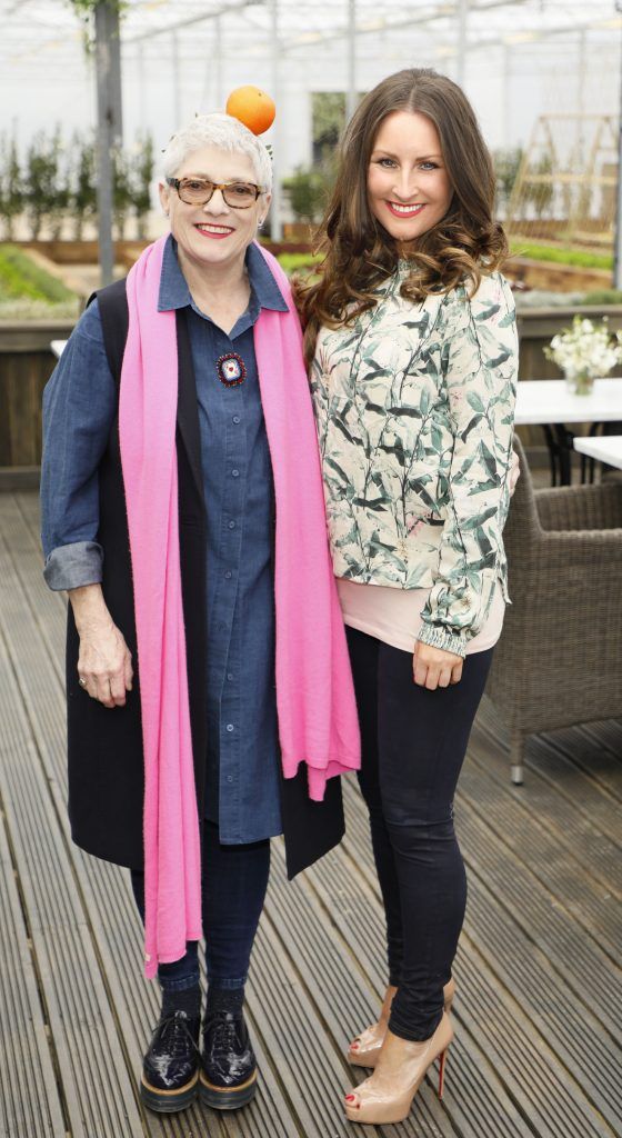 Ros Walshe and Maoliosa Connell at the exclusive launch of AVOCA Dunboyne in the beautiful surrounds of the brand-new store on Tuesday 4th April. The event was attended by key lifestyle media, social influencers and stylists-photo Kieran Harnett