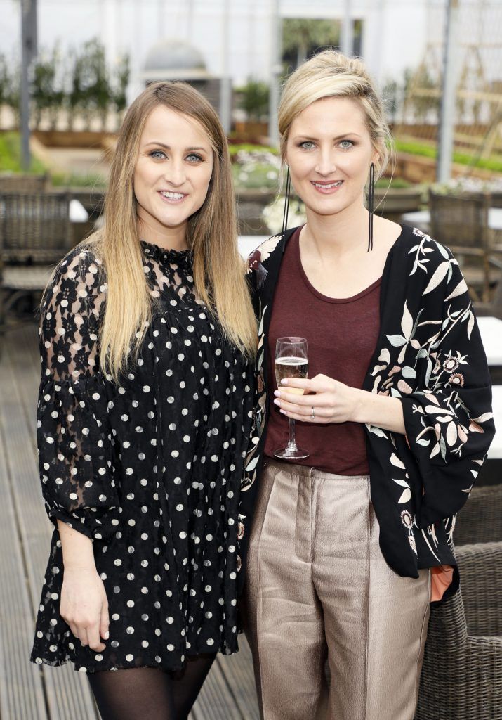 Justine King and Sarah Ricard at the exclusive launch of AVOCA Dunboyne in the beautiful surrounds of the brand-new store on Tuesday 4th April. The event was attended by key lifestyle media, social influencers and stylists-photo Kieran Harnett