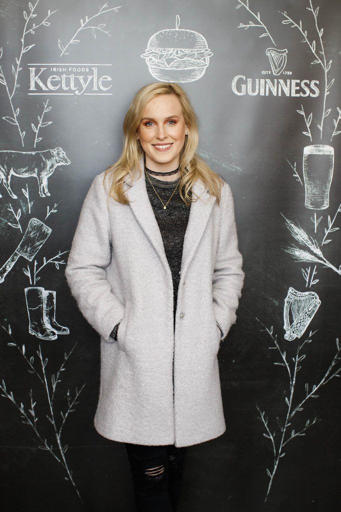 Alana Laverty pictured at an event in the Open Gate Brewery to celebrate the new partnership between multi award winning meat supplier, Kettyle Irish Foods and beer giant, Guinness, 04/04/17. Picture Andres Poveda