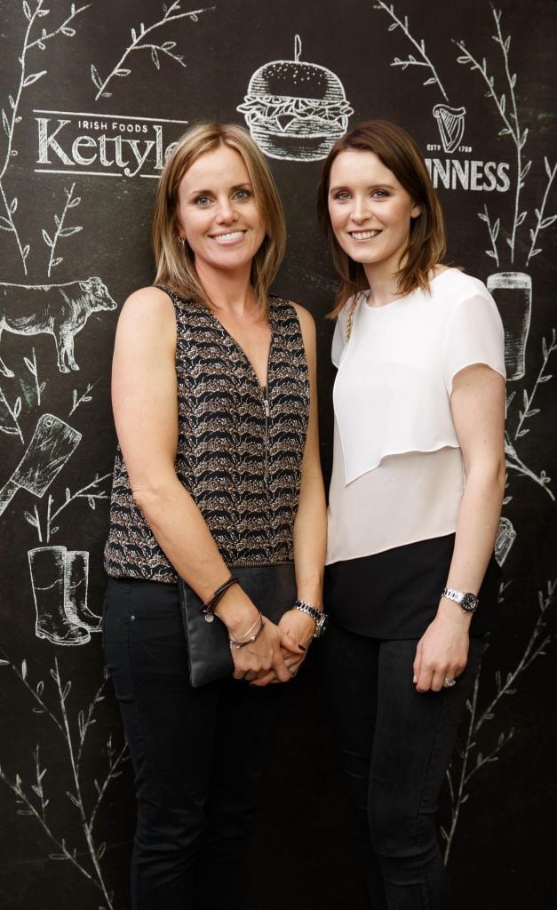 Helen Kettyle and Corrie Cadden pictured at an event in the Open Gate Brewery to celebrate the new partnership between multi award winning meat supplier, Kettyle Irish Foods and beer giant, Guinness, 04/04/17. Picture Andres Poveda