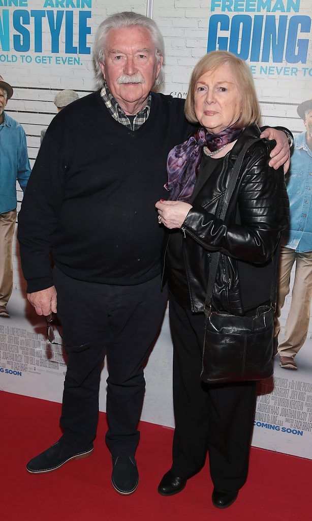 Brendan McCaul and Marie McCaul pictured at the special preview screening of Going In Style at Omniplex, Rathmines, Dublin. Picture: Brian McEvoy