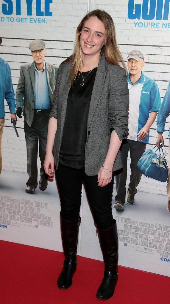 Shauna Crawley pictured at the special preview screening of Going In Style at Omniplex, Rathmines, Dublin. Picture: Brian McEvoy