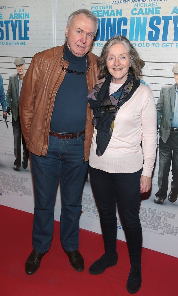 Jack Hayden and Rebecca Morgan pictured at the special preview screening of Going In Style at Omniplex, Rathmines, Dublin. Picture: Brian McEvoy