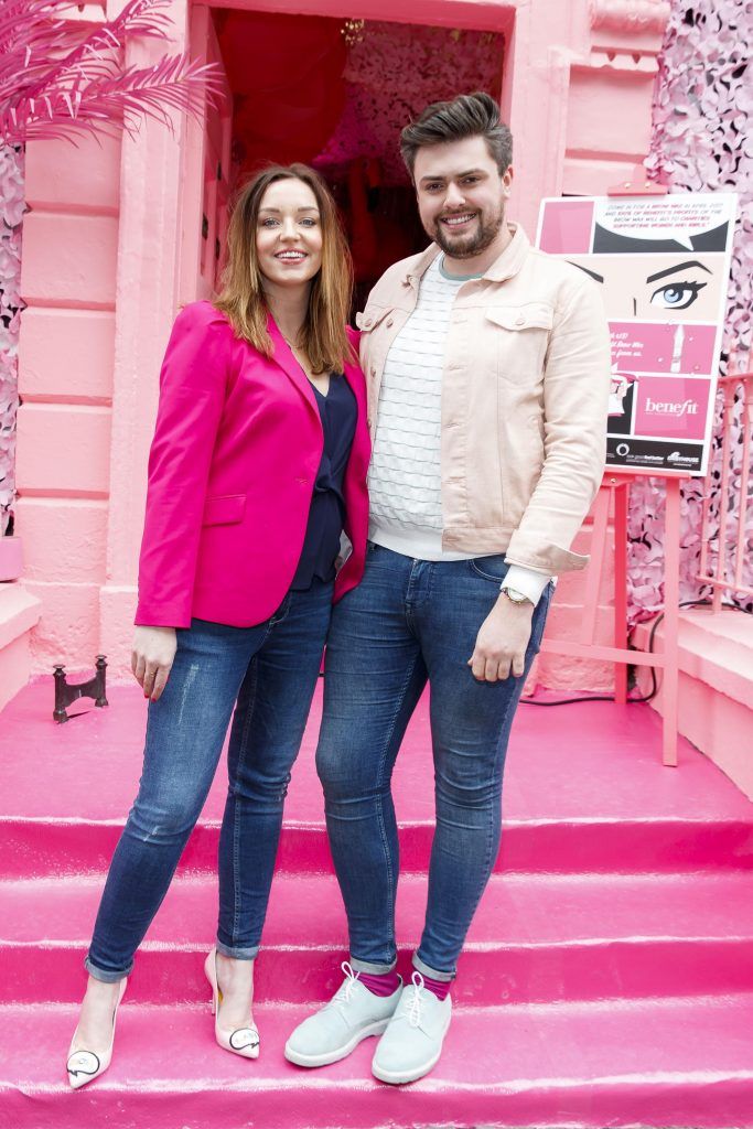 Ellen Kavanagh pictured at the launch of the Benefit Cosmetics Bold is Beautiful Charity Campaign with a pop up pink shop on South William Street Dublin. Proceeds go to the Look Good Feel Better and Daisy House Ireland charities. Picture Andres Poveda