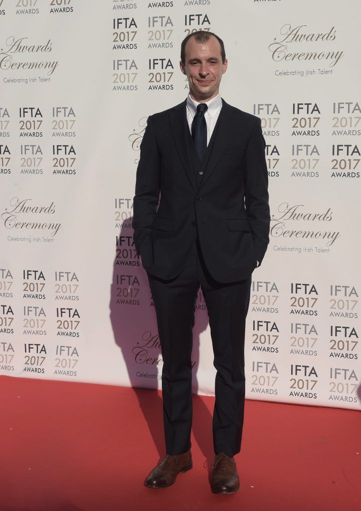 Tom Vaughan Lawlor arriving on the red carpet for the IFTA Awards 2017 at the Mansion House, Dublin.
Photo by Michael Chester