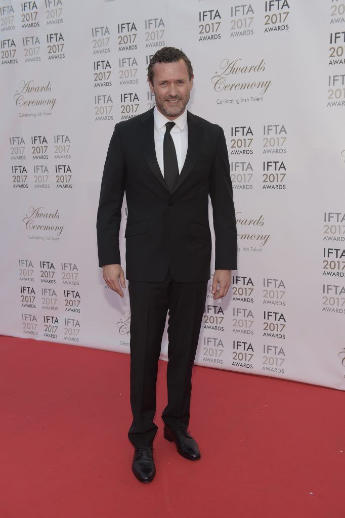 Jason O'Mara arriving on the red carpet for the IFTA Awards 2017 at the Mansion House, Dublin.
Photo by Michael Chester