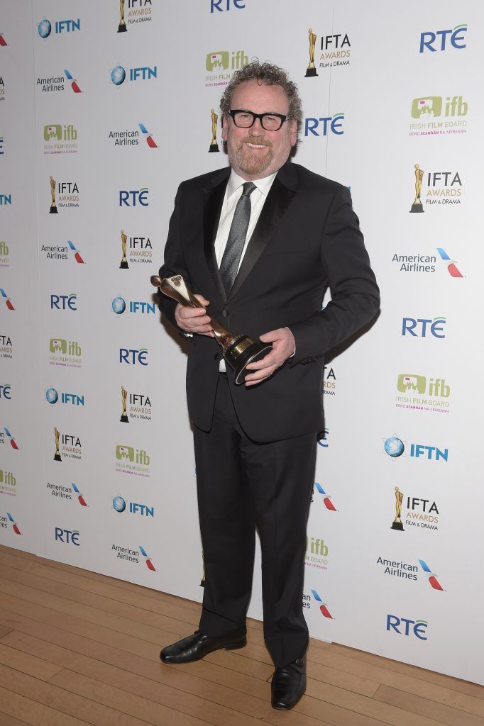 Colm Meaney who won the IFTA for Lead Actor in a Film for The Journey at the IFTA Awards at the Mansion House.
Photo by Michael Chester