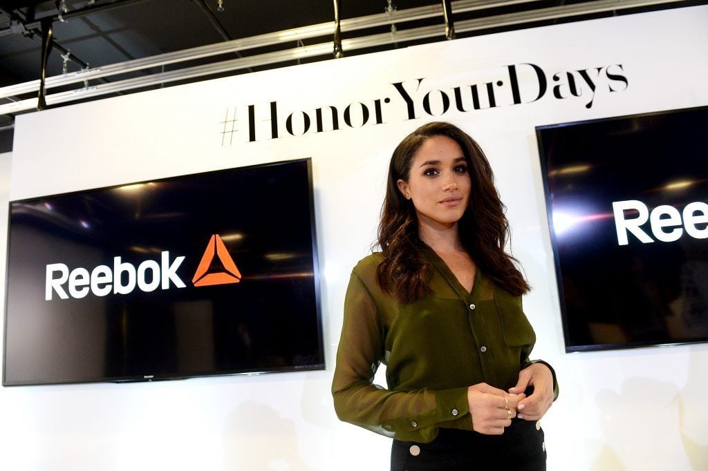 Meghan Markle attends REEBOK #HonorYourDays at Reebok Headquarters on April 28, 2016 in Canton, Massachusetts.  (Photo by Darren McCollester/Getty Images for REEBOK)