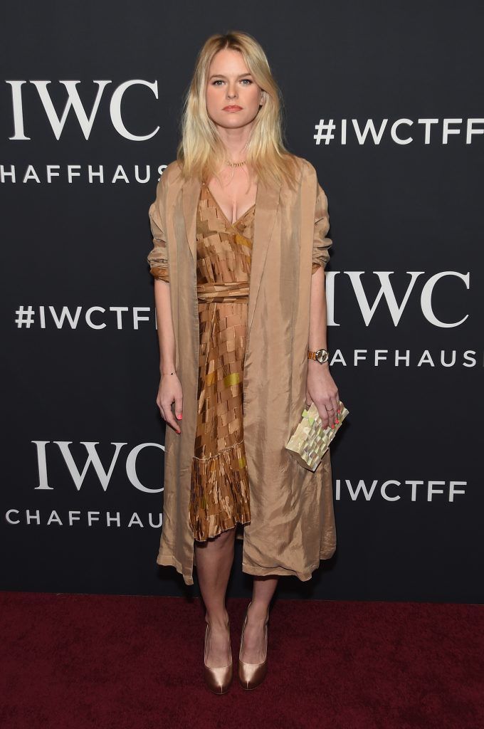 Actress Alice Eve attends the exclusive gala event 'For the Love of Cinema' during the Tribeca Film Festival hosted by luxury watch manufacturer IWC Schaffhausen on April 20, 2017 in New York City.  (Photo by Jamie McCarthy/Getty Images for IWC)