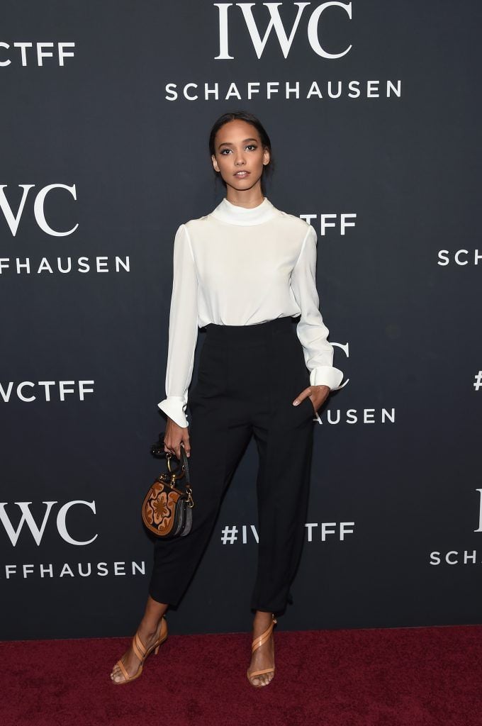 Cora Emmanuel attends the exclusive gala event 'For the Love of Cinema' during the Tribeca Film Festival hosted by luxury watch manufacturer IWC Schaffhausen on April 20, 2017 in New York City.  (Photo by Jamie McCarthy/Getty Images for IWC)