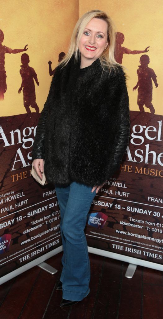 Louise Doyle pictured at the launch event for the musical Angela's Ashes which premieres at the Bord Gais Energy Theatre in Dublin this July. Picture: Brian McEvoy