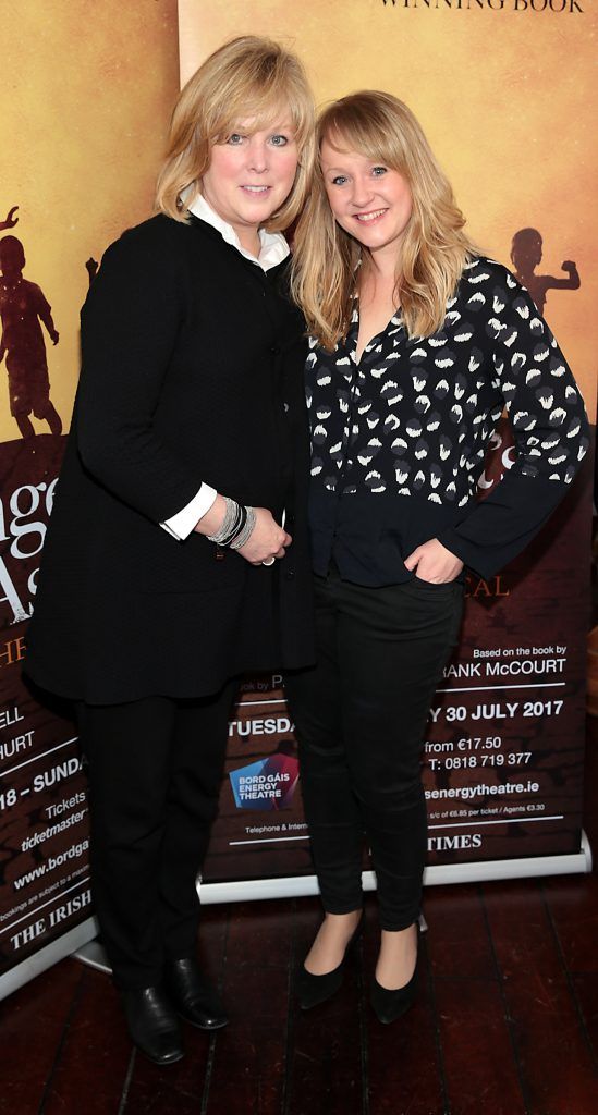 Heather Epple and Lauren King pictured at the launch event for the musical Angela's Ashes which premieres at the Bord Gais Energy Theatre in Dublin this July. Picture: Brian McEvoy