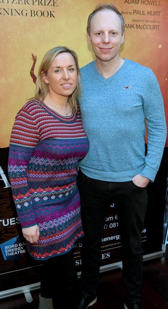 Sue Dixon and Jeremy Dixon pictured at the launch event for the musical Angela's Ashes which premieres at the Bord Gais Energy Theatre in Dublin this July. Picture: Brian McEvoy