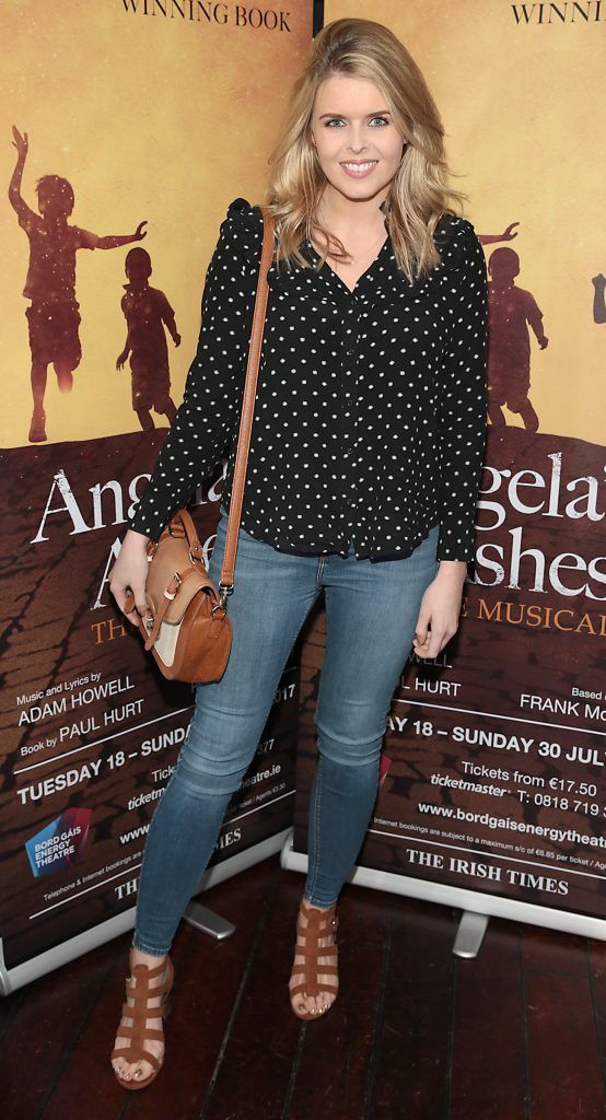 Ailbhe Garrihy pictured at the launch event for the musical Angela's Ashes which premieres at the Bord Gais Energy Theatre in Dublin this July. Picture: Brian McEvoy