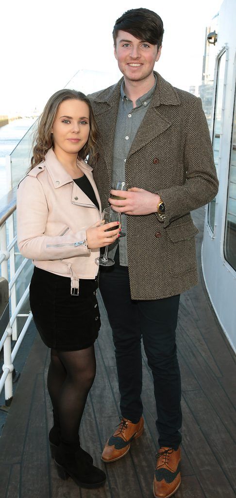 Sorcha McElroy and Conor Mallon pictured at the launch event for the musical Angela's Ashes which premieres at the Bord Gais Energy Theatre in Dublin this July. Picture: Brian McEvoy