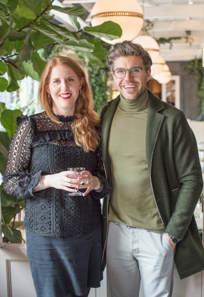 Ailbhe Jordan & Darren Kennedy pictured at the launch of Specsavers' Darren Kennedy Recommends 2017 collection, held at WILDE in the Westbury on Wednesday, 26 April 2017. Photo: Anthony Woods
