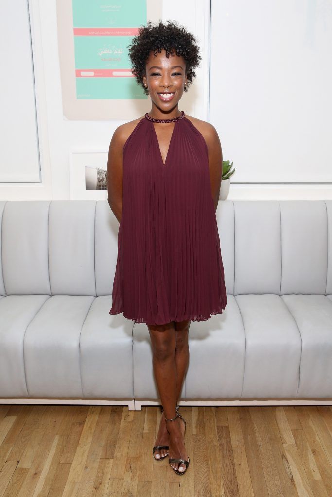 Actress Samira Wiley attends a VIP screening of the Original Series "The Handmaid's Tale" presented by Hulu at The Wing on April 22, 2017 in New York City.  (Photo by Robin Marchant/Getty Images for Hulu)
