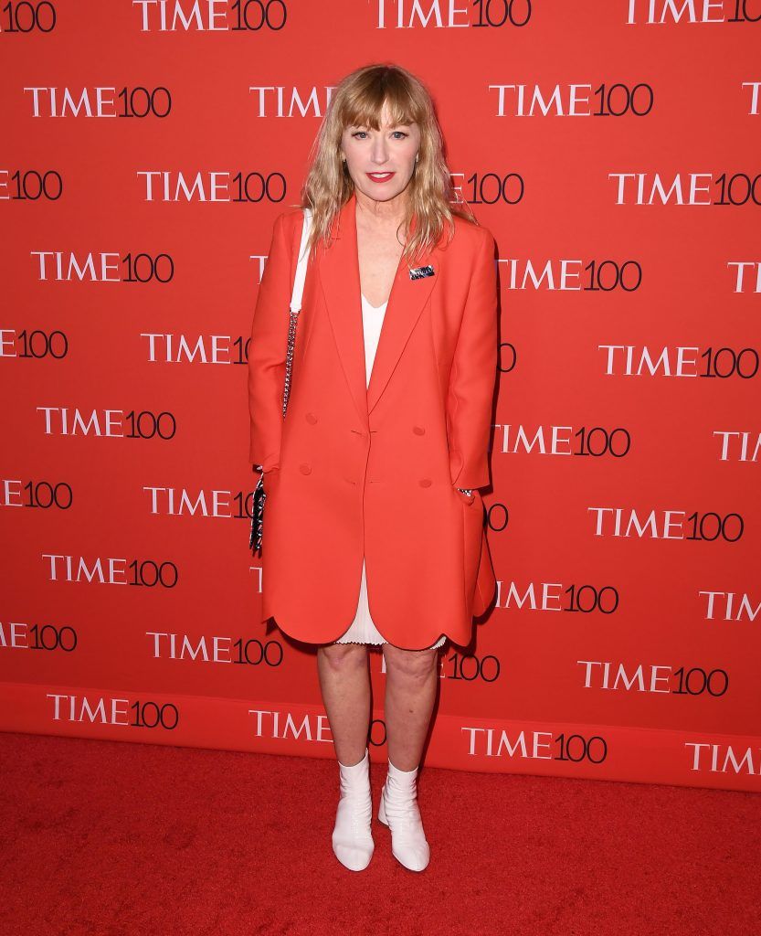 Cindy Sherman attends the 2017 Time 100 Gala at Jazz at Lincoln Center on April 25, 2017       (Photo by ANGELA WEISS/AFP/Getty Images)