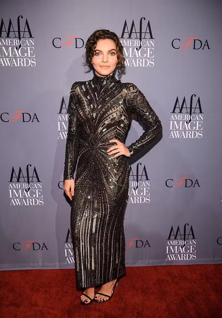 Camren Bicondova arrives at the American Apparel &amp; Footwear Association's 39th Annual American Image Awards 2017 on April 24, 2017 in New York City.  (Photo by Dave Kotinsky/Getty Images for AAFA)