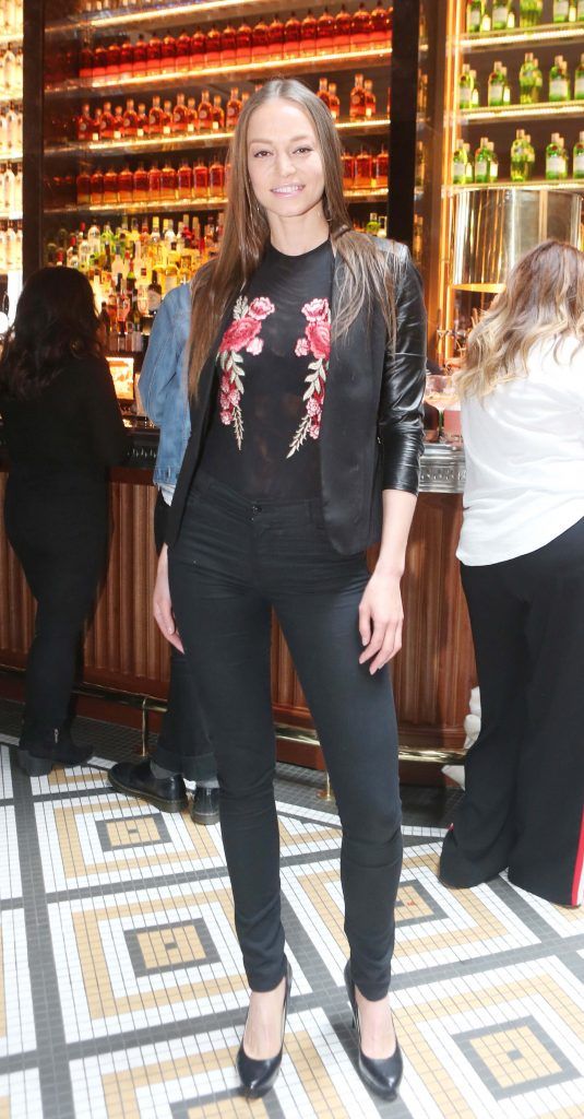 Pictured is Irma Mali, as Dublin's newest bar and restaurant NoLIta officially opened its doors with a red carpet reception on Thursday night where guests included Al Porter, Doireann Garrihy, Sybil Mulcahy Sean Munsanje, Teodora Sutra and Irma Mali. Photograph: Leon Farrell / Photocall Ireland