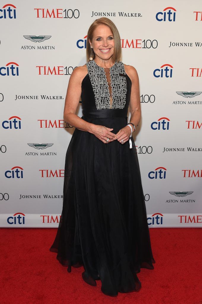 Journalist Katie Couric attends the 2017 Time 100 Gala at Jazz at Lincoln Center on April 25, 2017 in New York City.  (Photo by Ben Gabbe/Getty Images for TIME)