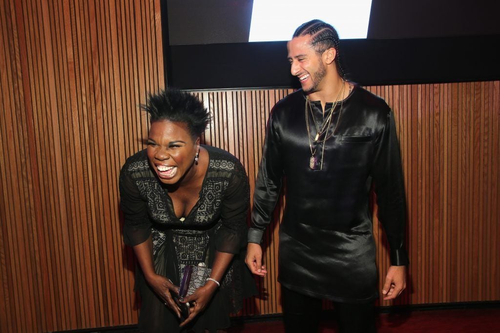 Leslie Jones and Colin Kaepernick attend the 2017 Time 100 Gala at Jazz at Lincoln Center on April 25, 2017 in New York City.  (Photo by Jemal Countess/Getty Images for TIME)